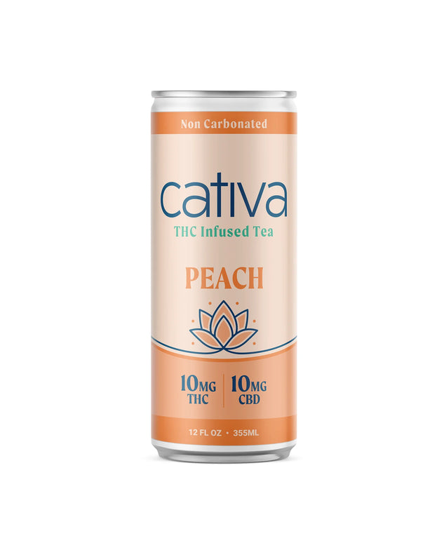 Cativa Peach | 10mg THC Infused Tea