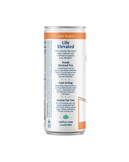 Cativa Peach | 5mg THC Infused Tea