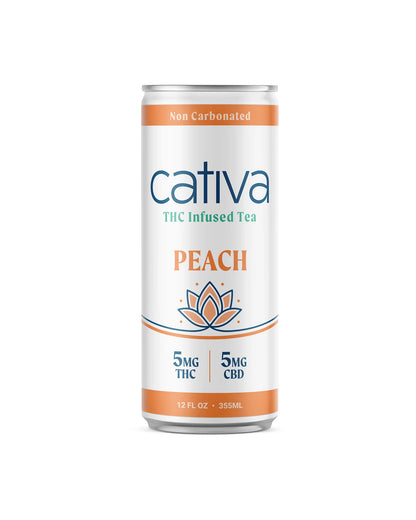Cativa Peach | 5mg THC Infused Tea