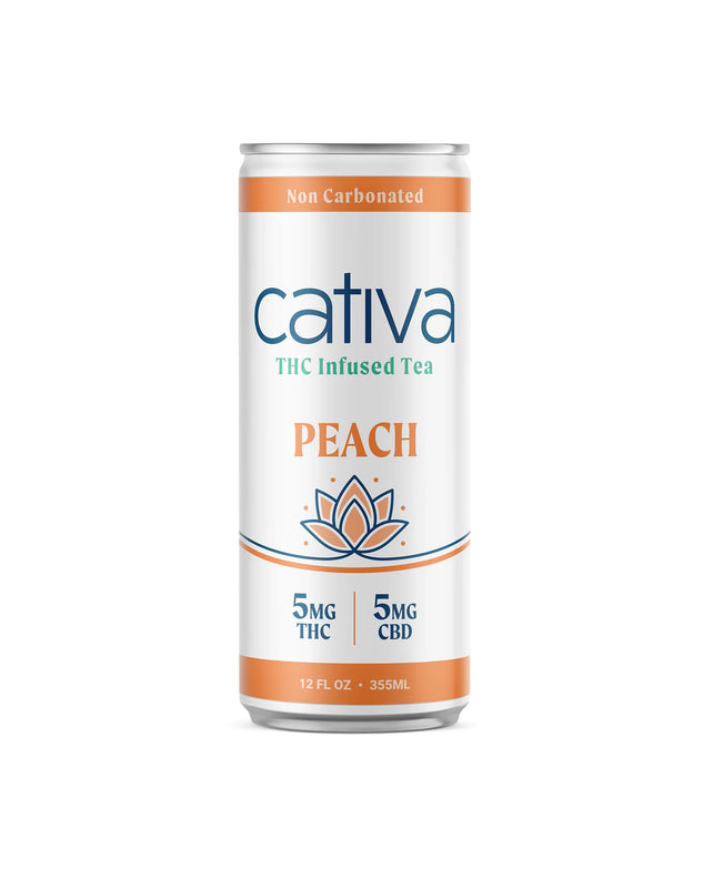 Cativa Peach | 5mg THC Infused Tea
